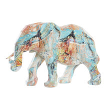 Decorative Figure DKD Home Decor Elephant Resin Multicolour (37,5 x 17,5 x 26 cm)