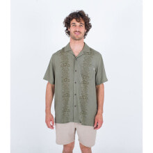 HURLEY Linen Rincon Camp Short Sleeve Shirt