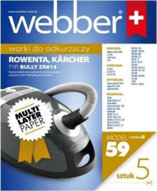 Worek do odkurzacza Webber WORKI WEBBER DO ROWENTA ZR814 ROWENTA ZR814