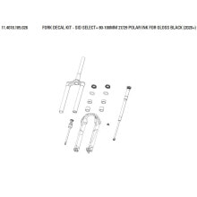 ROCKSHOX Decal Kit SID Select Plus