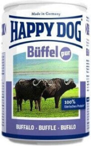 Купить влажные корма для собак Happy Dog: Happy Dog PUSZKA dla psa - BAWÓŁ (Buffel Pur) 800g