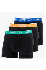 Erkek Nike Marka Logolu Elastik Bantlı Günlük Kullanıma Uygun SİYAH Boxer 0000KE1008-LBE