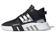 adidas originals EQT bask adv v2 中帮 运动休闲鞋 男女同款 黑银白 / Кроссовки Adidas Originals EQT FW4253