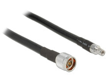 Комплектующие для сетевого оборудования DeLOCK 3m, N/RP-SMA коаксиальный кабель CFD400, LLC400 Черный 13021