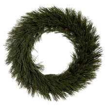 Advent wreathe Green PVC 42 x 42 cm