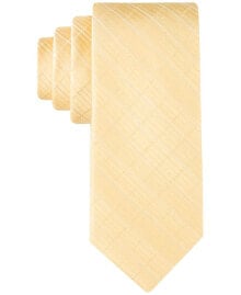 Calvin Klein men's Etched Windowpane Tie