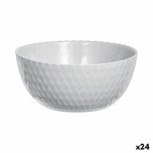 Bowl Luminarc Pampille Grey Glass 13 cm (24 Units)