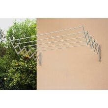 Retractable Clothes Line Aluminium 120 x 70 x 23 cm