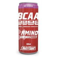 NUTRISPORT Aminodrink 5000 330ml 1 Unit Red Berries Can