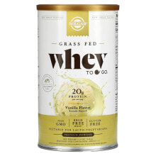 Solgar, Grass Fed Whey To Go, Whey Protein Powder, Chocolate, 13.2 oz (377 g)