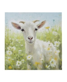 Madison Park sunshine Animals Goat Canvas Wall Art