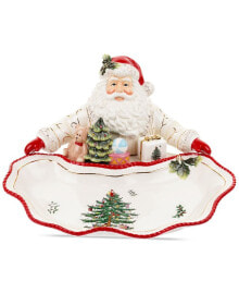 Spode christmas Tree Santa Dish