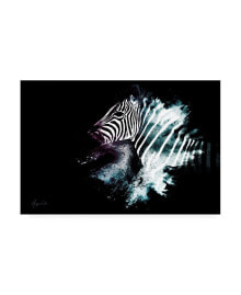 Trademark Global philippe Hugonnard Wild Explosion Collection - the Zebra Canvas Art - 19.5