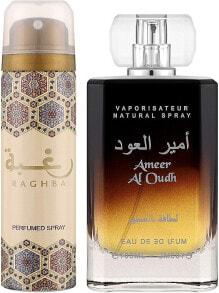 Lattafa Perfumes Ameer Al Oudh - Duftset (Eau de Parfum 100ml + Deospray 50ml)