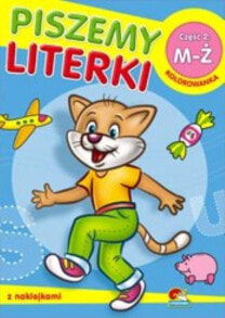 Раскраски для детей książeczka Piszemy Literki (KRZESIEK 043)