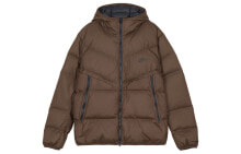 Nike Down Jackets Men Dark Brown