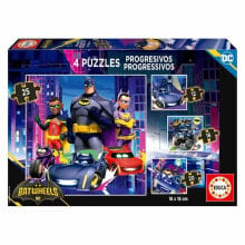 EDUCA Progresivos 12-16-20-25 Pieces Batwheels puzzle