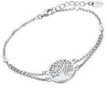 Браслеты elegant silver bracelet Tree of Life with mother-of-pearl LP1678-2 / 1