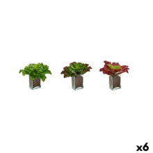Декоративное растение Листья Большой Двухцветный Пластик 31 x 24 x 31 cm (6 штук)