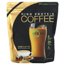 Chike Nutrition, Кофе с высоким содержанием протеина, чай латте, 12 пакетиков по 33 г (1,15 унции)
