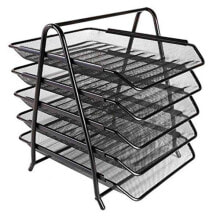 Q-CONNECT Metal tabletop tray kf18474 grid 5 movable trays 350x275x375 mm