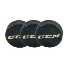 Hockey pucks and balls