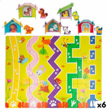 Child's Puzzle Lisciani Farm 27 Pieces 48 x 1 x 36 cm (6 Units)