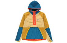 Nike Sportswear 1/2-Zip Sherpa Hoodie 半拉链连帽羊羔绒运动衫连帽夹克 男款 拼色 / Куртка Nike Sportswear 12-Zip Sherpa Hoodie BV3766-723