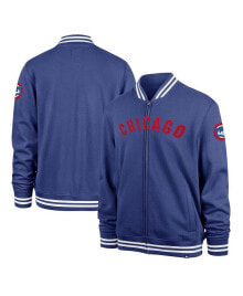 '47 Brand men's Royal Chicago Cubs Wax Pack Pro Camden Full-Zip Track Jacket