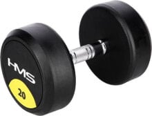 Купить гантели HMS: HMS hantel HG PRO gumowany 1 x 20 kg