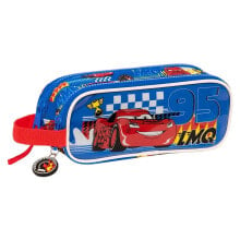 SAFTA Double Cars Race Ready Pencil Case