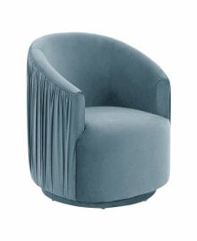 London Pleated Swivel Chair