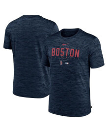 Nike men's Navy Boston Red Sox Authentic Collection Velocity Performance Practice T-shirt