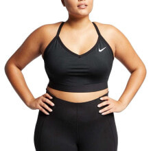 Nike 289342 Women's Plus Size Indy Bra Black/Black/White Size 1X