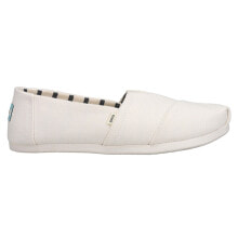 Тапочки TOMS Alpargata Canvas Slip On женские белые Casual купить онлайн