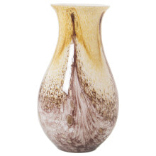 Vase Alexandra House Living Sand Crystal 21 x 20 x 36 cm