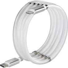 Renkforce USB-Kabel USB 2.0 USB-C Stecker Apple Lightning Stecker 1.00 m Weiß - Cable - Digital