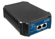 PoE оборудование poE Inject, Гигабитный Ethernet, 10,100,1000 Мбит/с, IEEE 802.3af, IEEE 802.3at, IEEE 802.3bt, Cat5, Cat5e, Cat6, 100 м, Черный