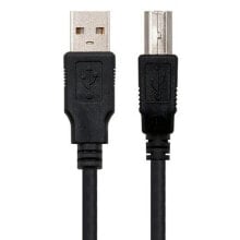 NANOCABLE USB A 2.0 Male To USB B 2.0 Male 1.8 m USB Cable