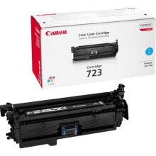 Картриджи для принтеров картридж тонерный Подлинный Голубой Canon 723C 1 шт  2643B011