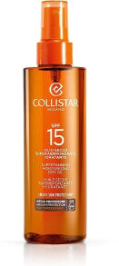 Intensiv bräunendes feuchtigkeitsspendendes Trockenöl SPF 15 - Collistar Supertanning Moisturizing Dry Oil SPF 15