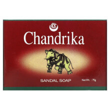 Chandrika Sandal Bar Soap, 75 g