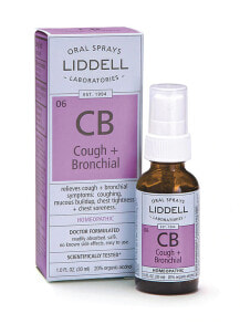 Витамины и БАДы для дыхательной системы Liddell Homeopathic Cough and Bronchial Spray Гомеопатический спрей от кашля и бронхов  30 мл