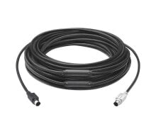 Logitech 939-001490 кабель PS/2 15 m 6-p Mini-DIN Черный