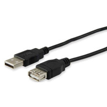 Купить запчасти и расходные материалы для мототехники Equip: EQUIP 128850 USB-A 2.0 M/F Cable 1.8 m