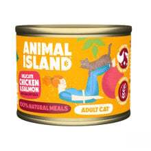 Cat food ANIMAL ISLAND Adult cat Chicken Salmon 200 g