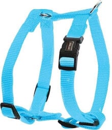 Шлейки для собак Zolux Adjustable nylon suspenders 25 mm, turquoise color