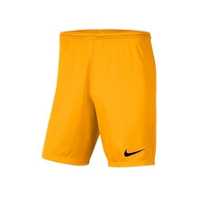 Мужские спортивные шорты Мужские шорты спортивные желтые футбольные Nike Dry Park Iii