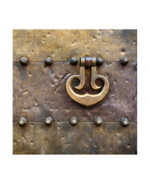 Trademark Global philippe Hugonnard Made in Spain 3 Door Knocker on Copper Door III Canvas Art - 19.5