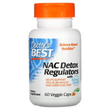 Antioxidants doctor&#039;s Best, NAC Detox Regulators, 180 Veggie Caps